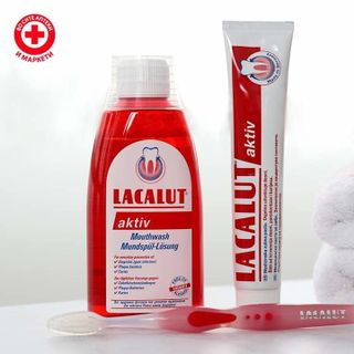 NƯỚC SÚC MIỆNG CAO CẤP LACALUT AKTIV - ĐIỀU TRỊ TỤT LỢI CHẢY MÁU CHÂN RĂNG VIÊM LỢI