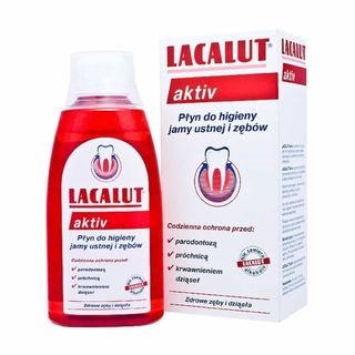NƯỚC SÚC MIỆNG CAO CẤP LACALUT AKTIV - ĐIỀU TRỊ TỤT LỢI CHẢY MÁU CHÂN RĂNG VIÊM LỢI