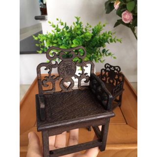 Bộ bàn ghế gỗ mini đặt tượng chậu bonsai trang trí tphcm giá sỉ