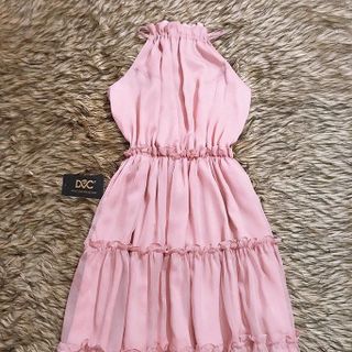 Đầm Cổ Yếm Maxi Voan