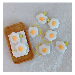 Kẹp toca trứng - buộc tóc trứng