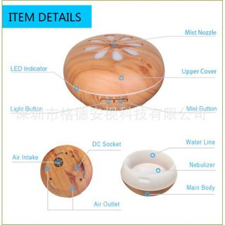 MÁY KHUẾCH TÁN TINH DẦU CÁNH HOA KÈM ĐIỀU KHIỂN REMOTER 550ML SIÊU ÂM