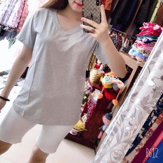 Áo thun cotton form suông