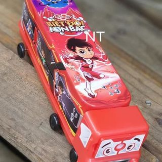 HỘP BÚT HÌNH XE 2 TẦNG