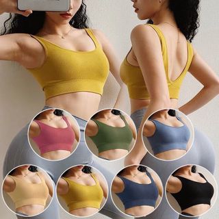 Áo tập 3 lỗ bra dệt tăm