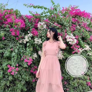 Đầm Maxi Voan Xát Nách
