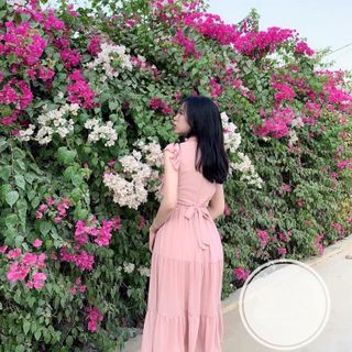 Đầm Maxi Voan Xát Nách