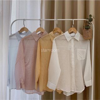 Sơ mi sọc style Hàn