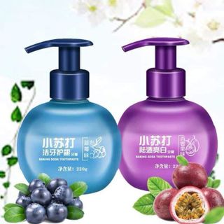 Kem đánh răng tẩy trắng Bakingsoda vị hoa quả nội địa Trung