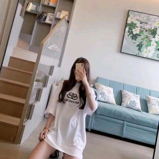áo thun phông BALENCIGA form rộng dáng dấu quần cực style