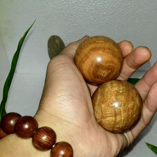 Bi lăn tay đá quý Serpentine tự nhiên