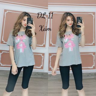đồ bộ nữ mặc nhà thun thái dẻo Dl11