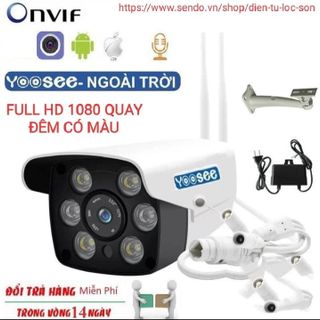 Camera wifi ngoài trời HD 1080 quay đêm có màu