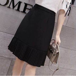 Chân Váy Công Sở Dập Ly Phần Đuôi