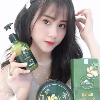 Dầu gội Gừng tươi Nàng Ơi 300ml - Tặng Hũ ủ tóc Gừng tươi - NANG-OI