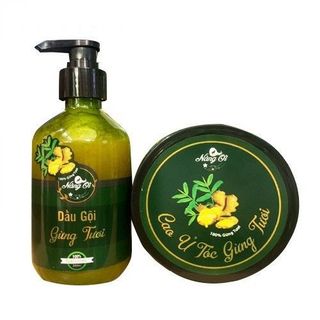 Dầu gội Gừng tươi Nàng Ơi 300ml - Tặng Hũ ủ tóc Gừng tươi - NANG-OI
