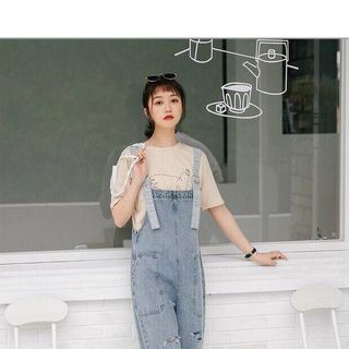 Yếm Jean Rách 9 Tấc giá sỉ