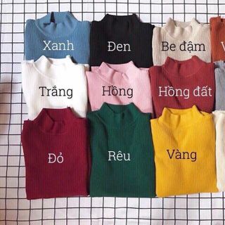 Áo Len Cổ Lọ Dài Tay