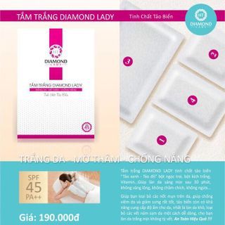 Tắm Trắng DIAMOND LADY tinh chất Tảo biển