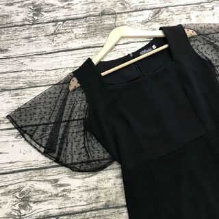 ĐẦM ĐEN TAY LƯỚI BI HÀNG CAO CẤP CHUẨN