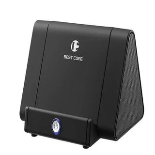 Loa Thông Minh Best Core Cảm Ứng Cộng Hưởng Không Dây Không Cần Bluetooth kiêm giá đỡ điện thoại