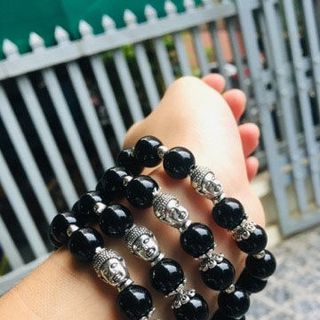 Vòng Tay phong thủy charm phật mạ bạc thái - đổ buôn giá xưởng