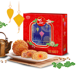 Phú Quý Niên Trường Thọ - Bánh Trung thu Kinh đô hộp 4 bánh