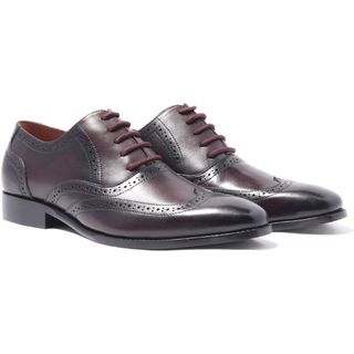Giày tây Nam patina Wingtip Brogue Oxford H1WO1M1