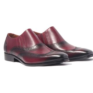 Giày tây Nam Wingtip Brogue Slip-On Oxford H1SO3M1