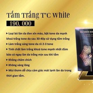 tắm trắng tc white