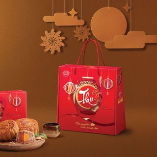 Phú Quý Lộc Quyền Lai - Bánh trung thu Kinh đô hộp 4 bánh
