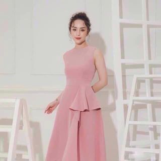 Đầm dự tiệc xoắn eo