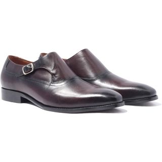 Giày tây Nam patina Plain Toe Monk Strap H1MS1M0