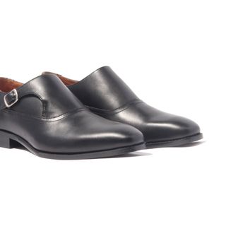 Giày tây Nam patina Plain Toe Monk Strap H1MS1M0