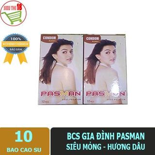Bao cao su giá tốt Pasman Hộp 10 BCS Giá Sỉ