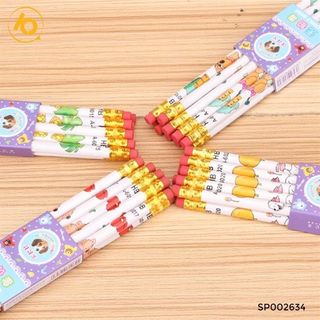 Bút chì gỗ HB Lovely Bear - Vỉ 10c