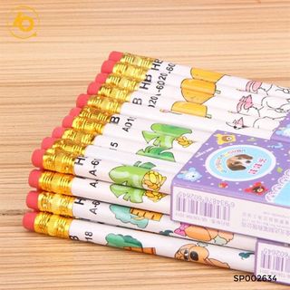 Bút chì gỗ HB Lovely Bear - Vỉ 10c