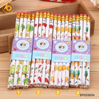 Bút chì gỗ HB Lovely Bear - Vỉ 10c