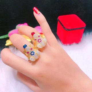 nhẫn mạ vàng