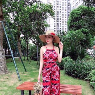 set ống rộng áo yếm