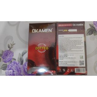 Bao cao su Gai OKAMEN Dotted Hộp 10 BCS giá sỉ