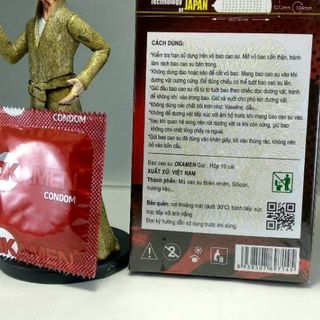 Bao cao su Gai OKAMEN Dotted Hộp 10 BCS giá sỉ