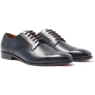 Giày tây Nam patina Cap Toe Brogue Derby H1CD1M1