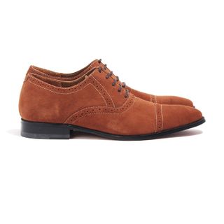 Giày tây Nam Banuli Suede Cap Toe Brogue Oxford H1CO2S1