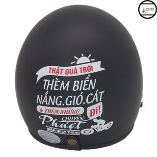 Nón bảo hiểm 3/4 tem