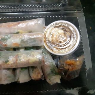 BÁNH TRÁNG CUỐN CHẤM ME