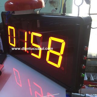 Đồng hồ đếm ngược Giờ Phút chuông báo cháy Reng Reng