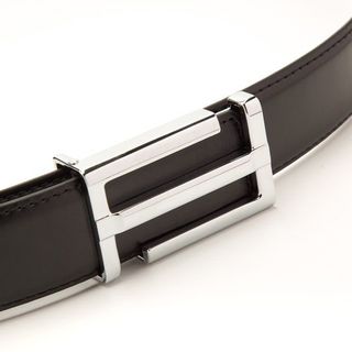 Thắt lưng da bò 4U thời trang cao cấp T205 trắng - vàng