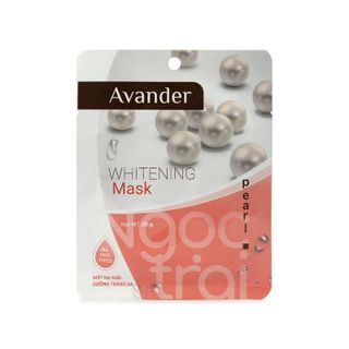 Mặt nạ giấy dưỡng ẩm trắng da ngọc trai Avander 25g