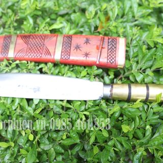 Dao mèo vỏ gỗ dùng trang trí phong thủy đi rừng - Mộc Nhiên DM37